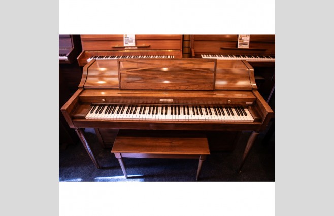 Used Baldwin Satin Mahogany Acrosonic Upright Piano - All Inclusive Premium Package (SN:969189) - Image 1